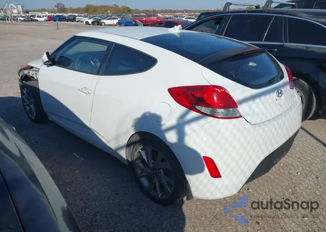 2016 Hyundai Veloster из США, поврежденный, VIN KMHTC6AD8GU280399